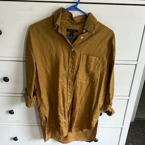 Banana Republic Tan Button-Up Shirt